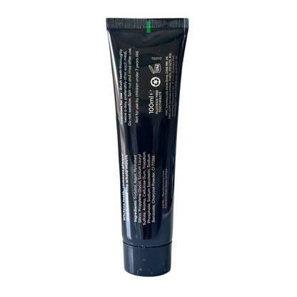 Charcoal Activated Carbon Toothpaste  Cleansing Whitening Free Toothbrush-6 Pack