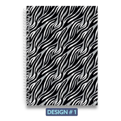 Spiral Notebook Lined Writing Pad 72 Pages Polypropylene Cover School 20x28cm
