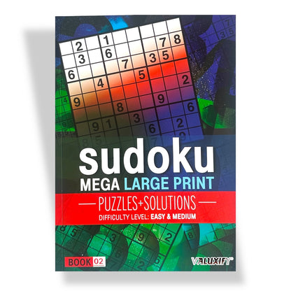 2 Mega Large Sudoku Puzzles Books