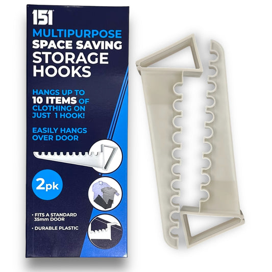 OVER DOOR IRONING Hooks Hanger 2pk