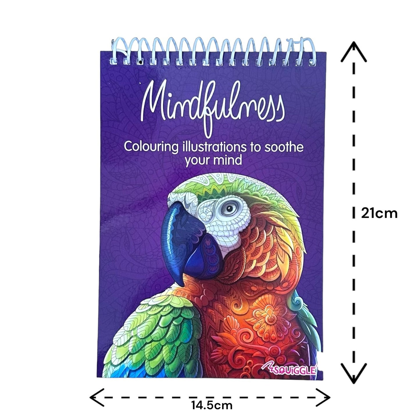 Adult Anti Stress Colouring Book Happy Love Mindfulness Tranquil Relaxing Colour