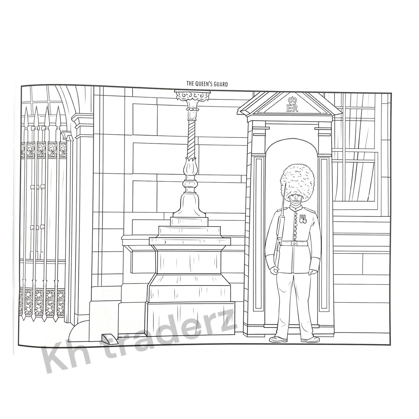 Famous Places London Colouring Book
