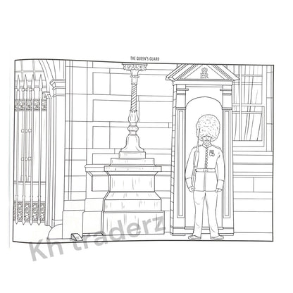 Famous Places London Colouring Book
