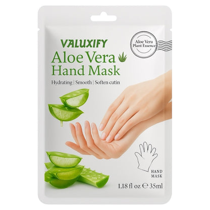 Moisturising Hand Mask Gloves Pack Of 3 Coconut Aloe Vera Lavender Cherry Milk