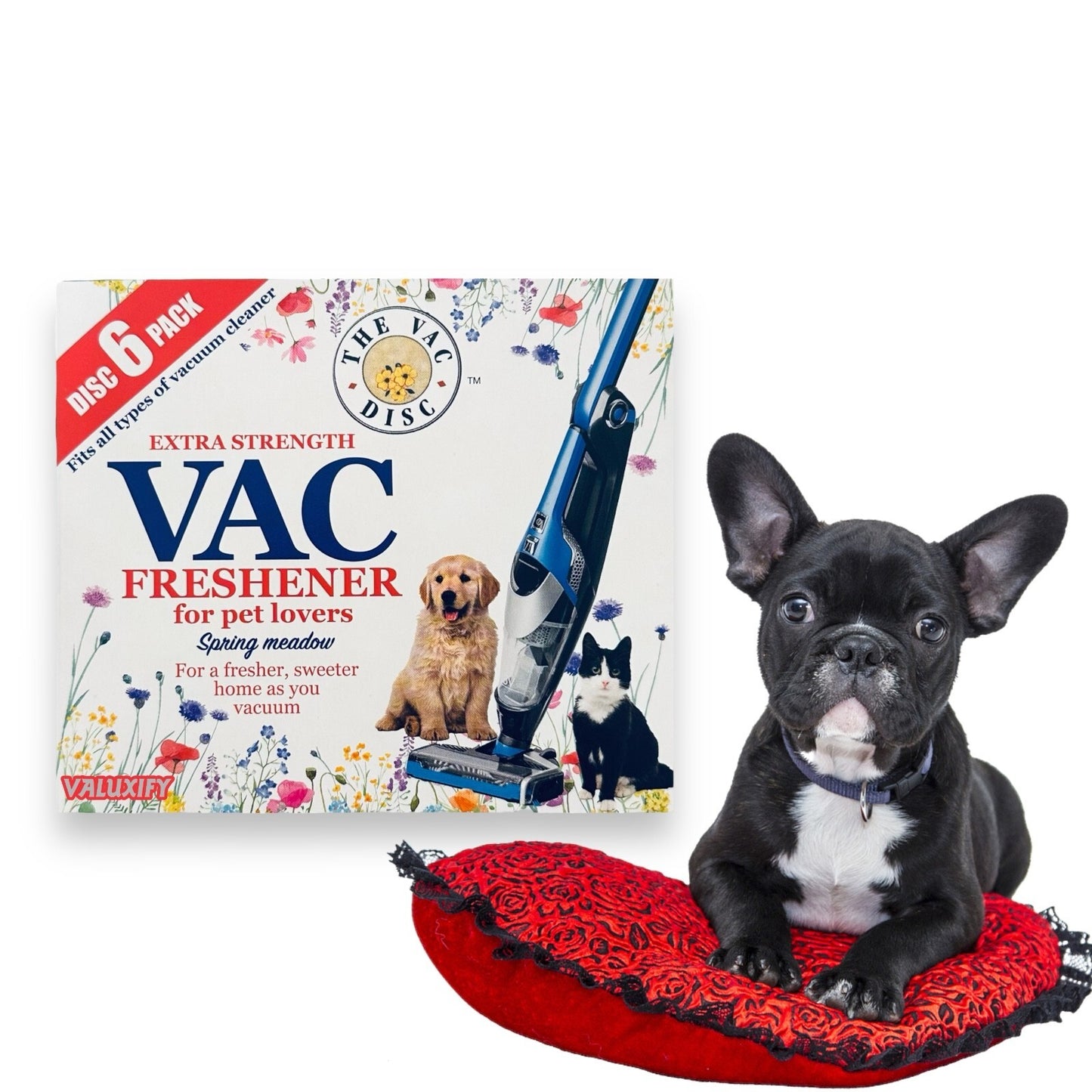Vacuum Freshener Discs Air Cleaner Summer Meadow Scented Pet Vac 6 Disc
