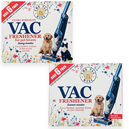 Vacuum Freshener Discs Air Cleaner Summer Meadow Scented Pet Vac 6 Disc