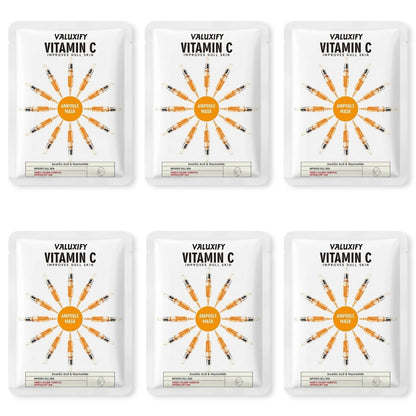 6 Moisturising Hydrating Face Mask Sheet Facial Mask Multi Pack Aloevera Collage