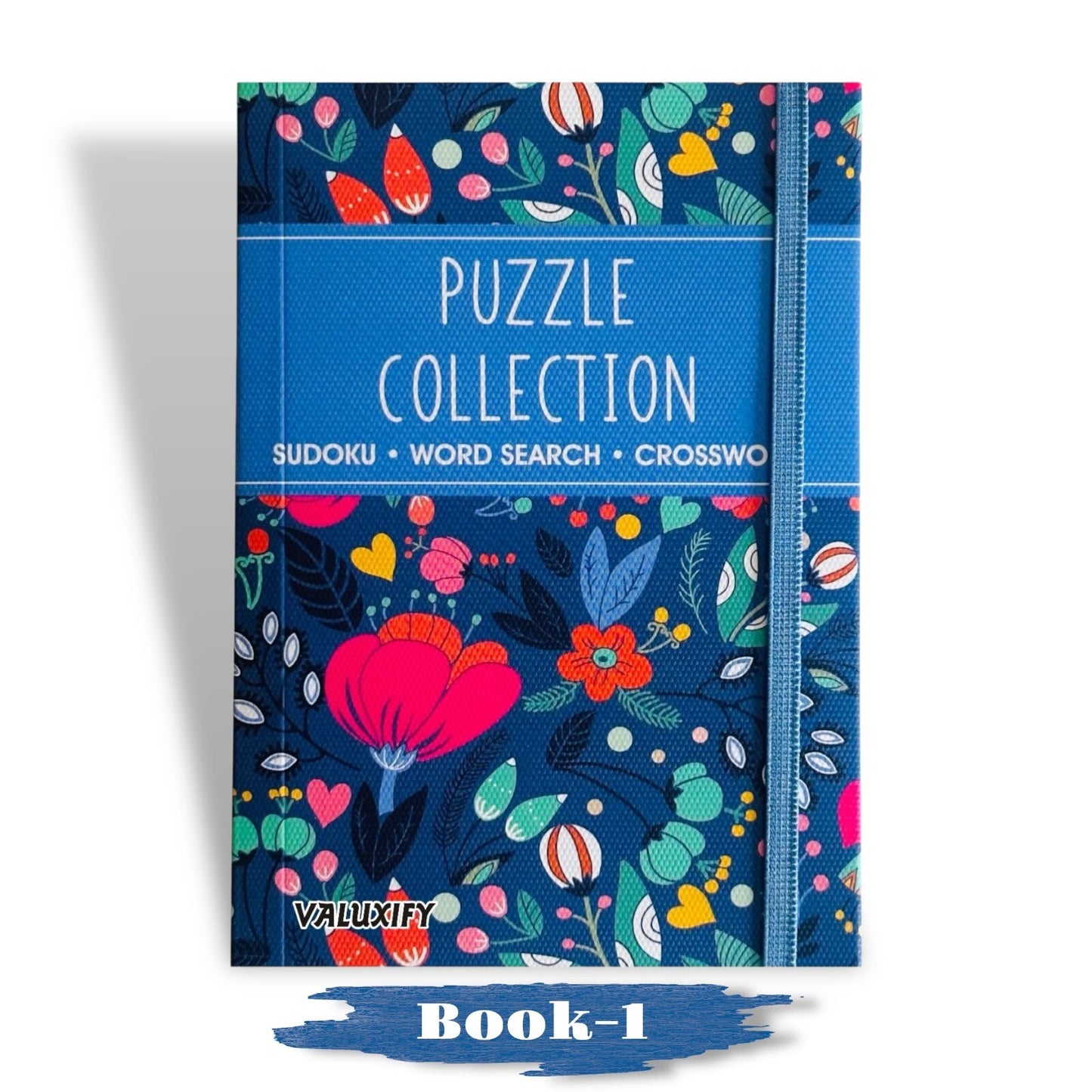 A6 Premium Puzzle Book Crossword Sudoku Word Search Travel Brain Activity Puzzle