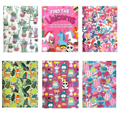 Kids Children | Activity Book | Search & Find | Unicorn Fun Art Craft Book