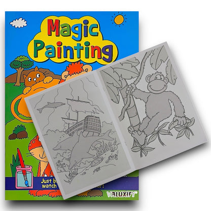 2 | Kids Magic Painting Colouring Books - Just Use Water | A4 Size