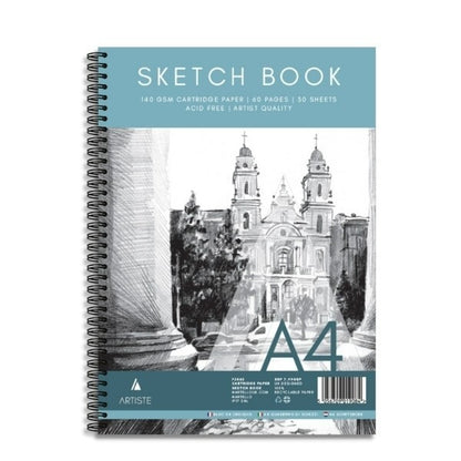 A4 Sketch Book White Paper Artist Craft Sketching Drawing 1 Random Book Spiral