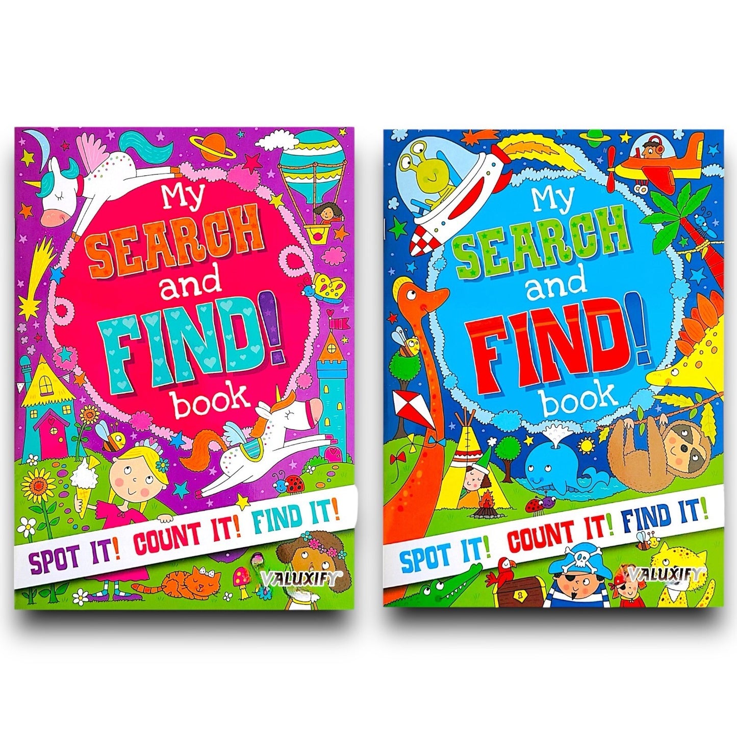 Search & Find  Kids Children Kids Activity Books My  Puzzles Fun 2 Books A4