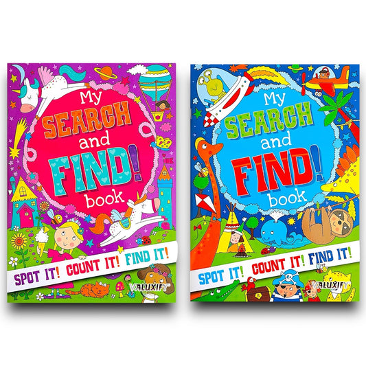 Search & Find  Kids Children Kids Activity Books My  Puzzles Fun 2 Books A4