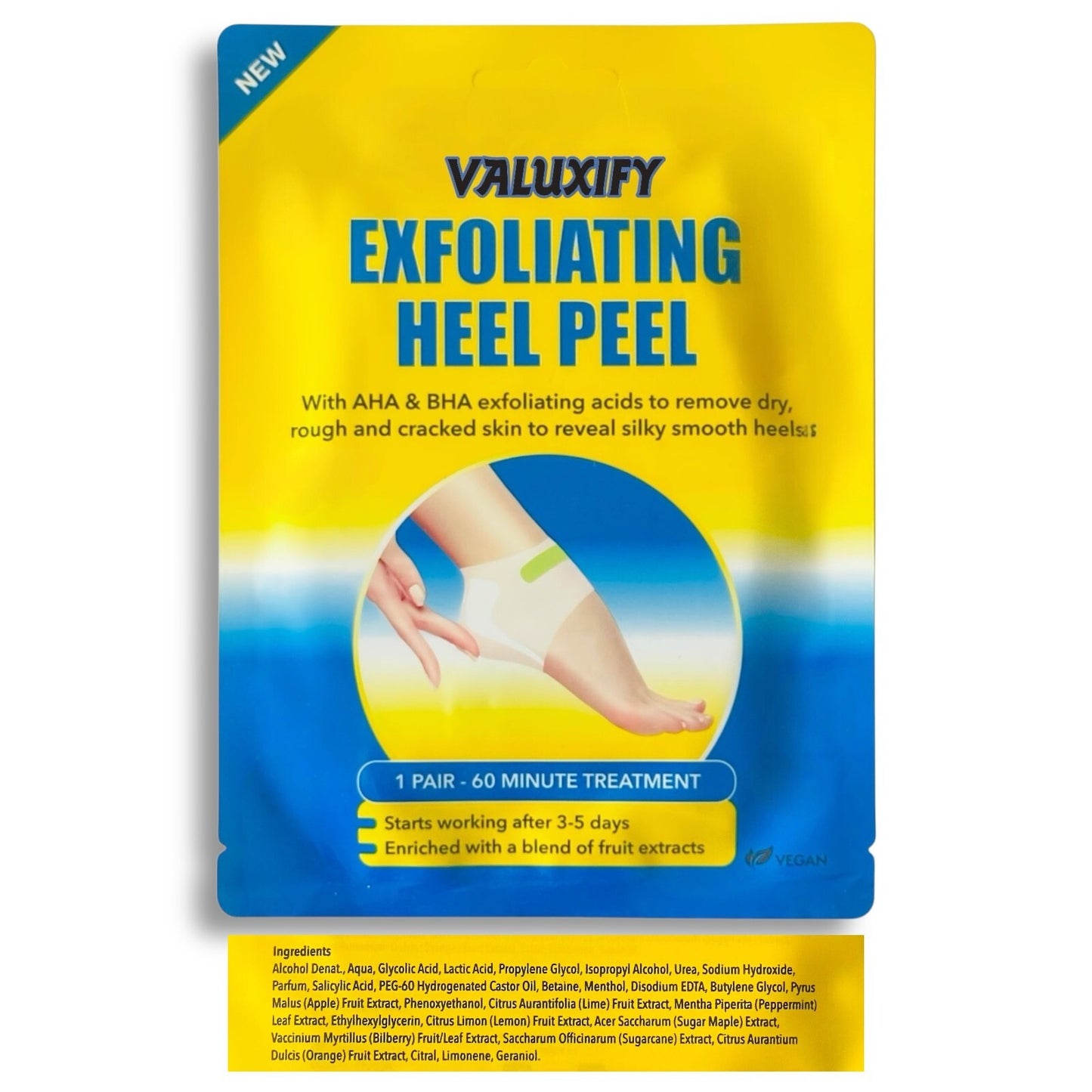 2x Exfoliating Foot Peel Heel Peel Treatment Remove Dry Cracked Skin Healthpoint