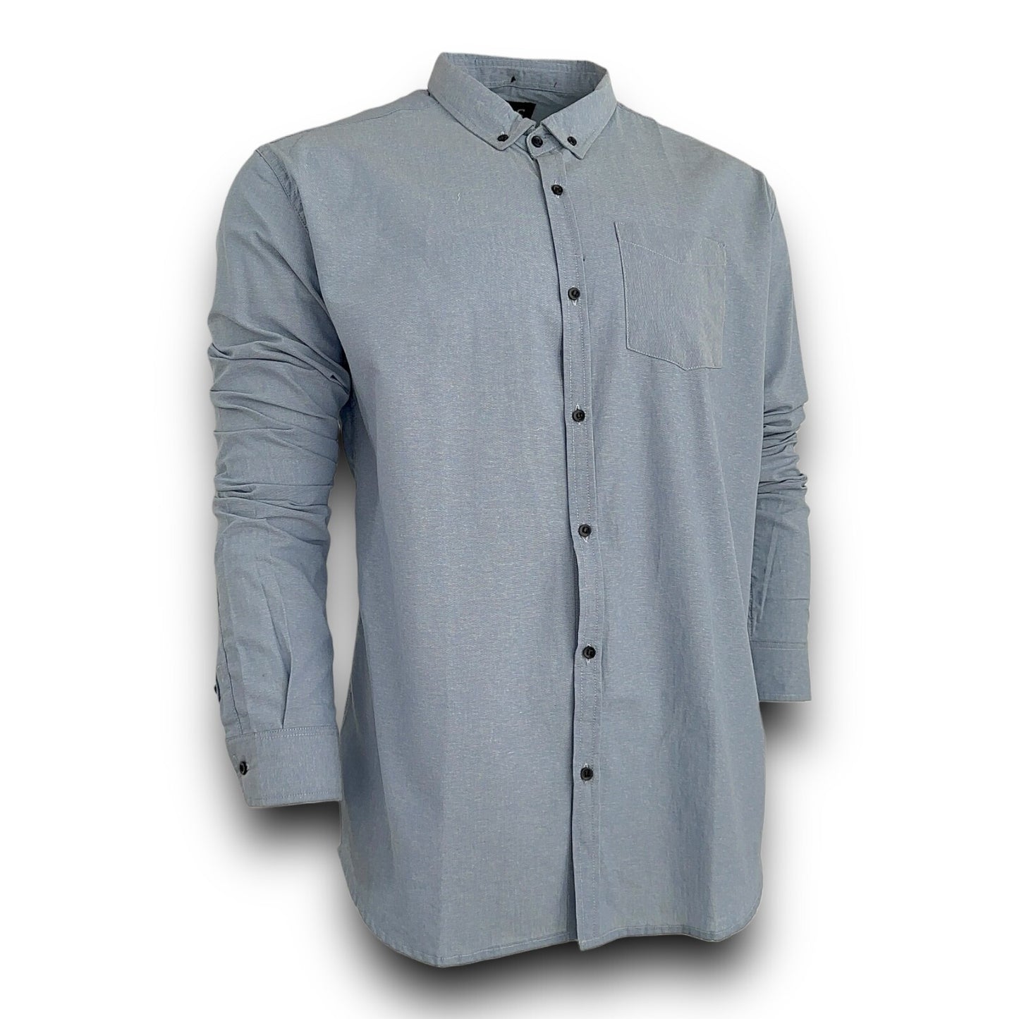 Men's Long Sleeves Shirt Solid Classics Work Office Casual Outdoor Party