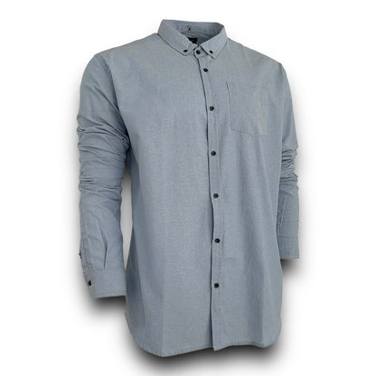 Men's Long Sleeves Shirt Solid Classics Work Office Casual Outdoor Party