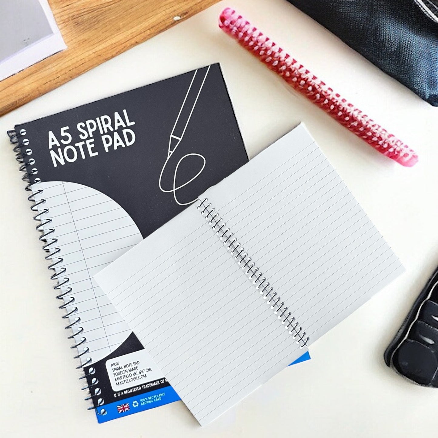 3 | A5 Spiral Notebook Soft Cover