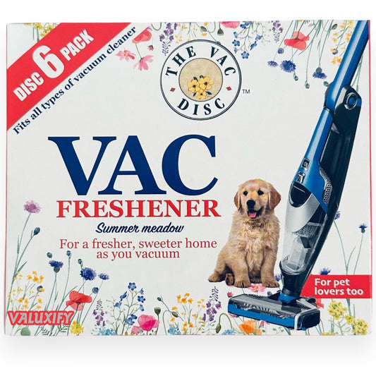 Vacuum Freshener Discs Air Cleaner Summer Meadow Scented Pet Vac 6 Disc
