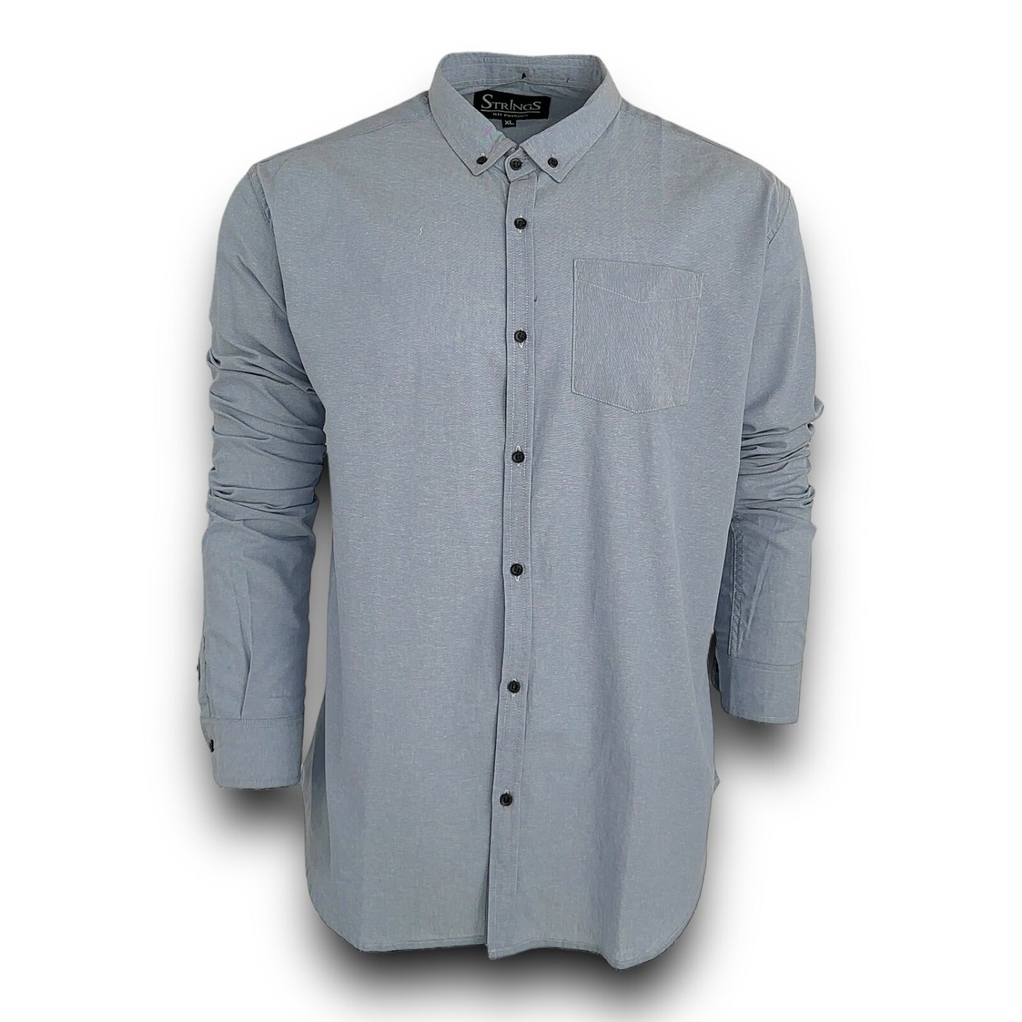 Men's Long Sleeves Shirt Solid Classics Work Office Casual Outdoor Party