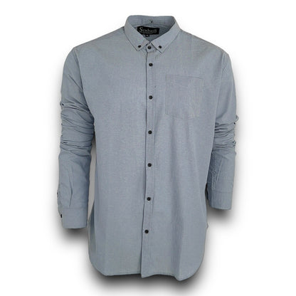 Men's Long Sleeves Shirt Solid Classics Work Office Casual Outdoor Party