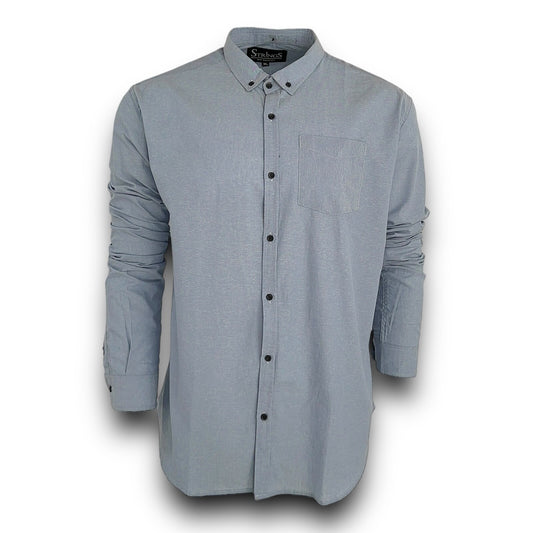Men's Long Sleeves Shirt Solid Classics Work Office Casual Outdoor Party