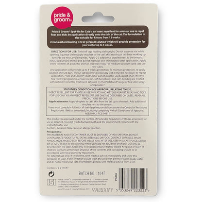 Spot On  Cat Flea & Tick Treatment For Cats