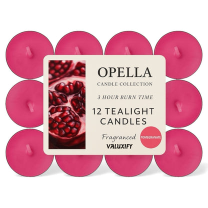 Opella scented tea lights pack of 12
