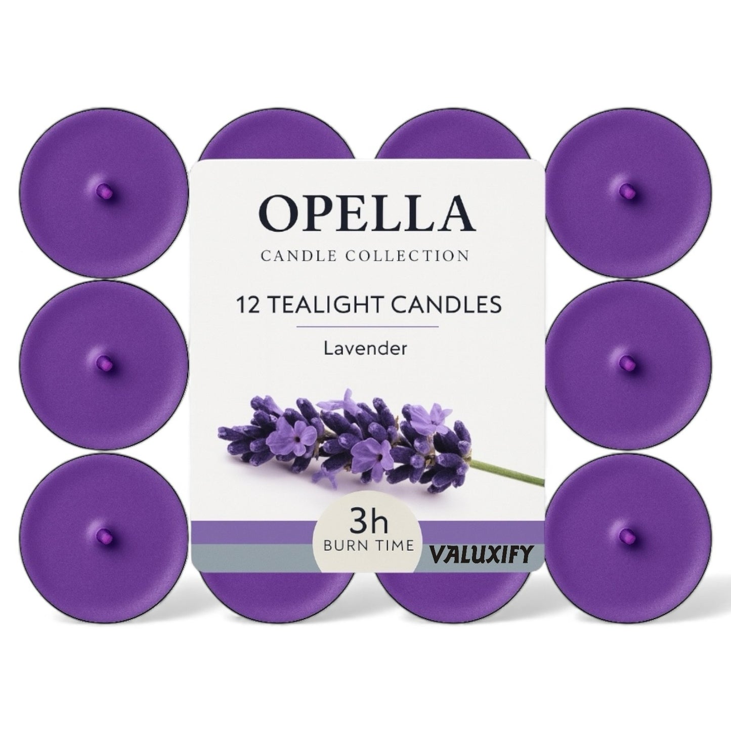 Opella scented tea lights pack of 12