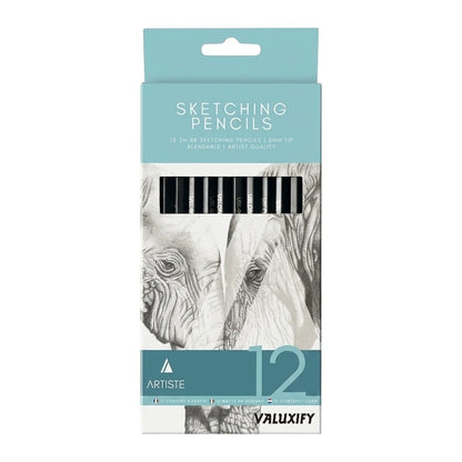 Sketching Pencils 12 Pack 6B-6H 2B 2H-8B  Charcoal Pencils Artist Set Art Craft