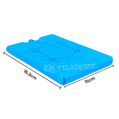 6 Reusable Gel Ice Freezer Blocks for Cool Box Fridge Lunch Travel Cooler