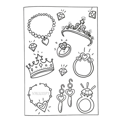 GIRLS KIDS COLOURING BOOK | MY PRETTY PRINCESS & BALLERINA| 40 PAGES | A4