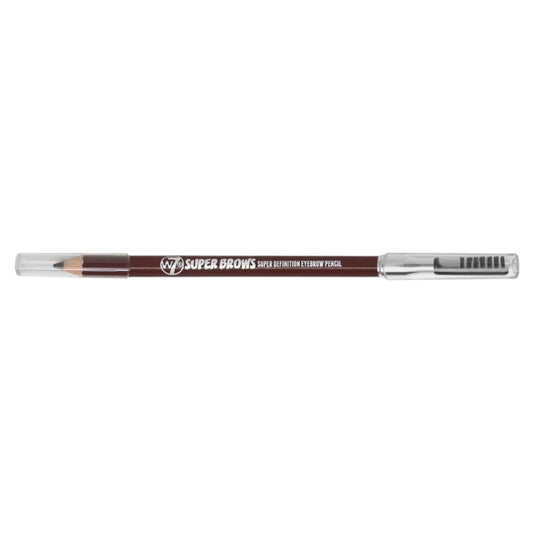 W7 Super Brows Brown Definition Eyebrow Pencil With Brush Brown