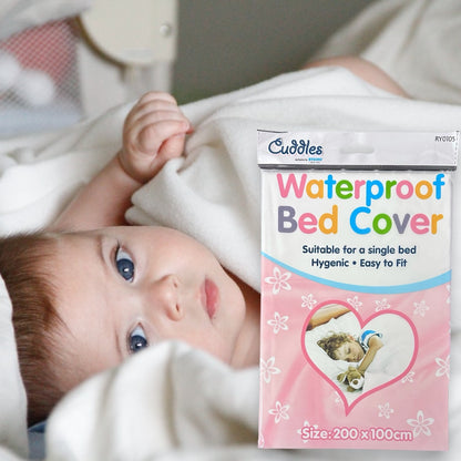 WATERPROOF CHILD BED SHEET COVER SINGLE MATTRESS PROTECTOR PLASTIC KID WETTING