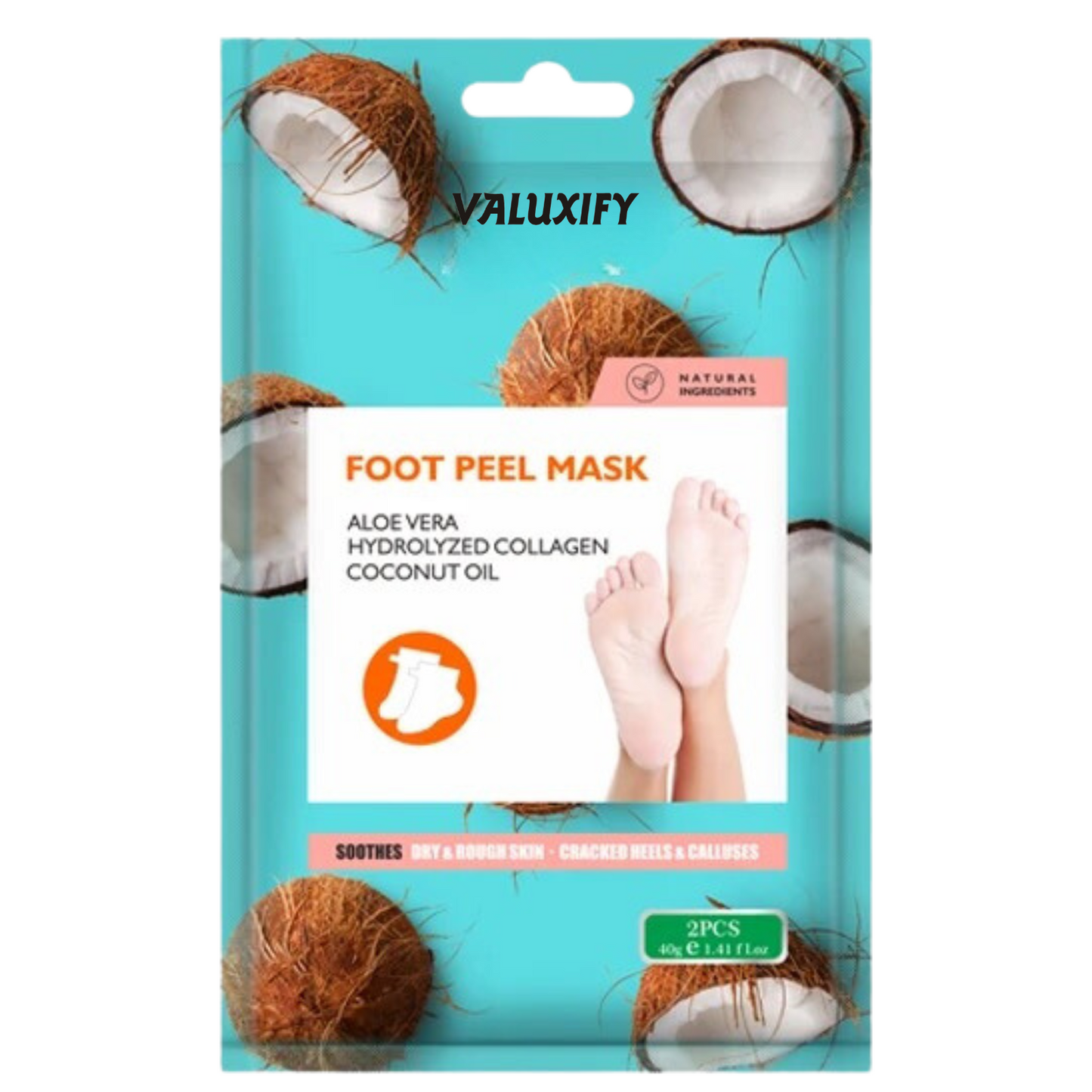 Derma v10 Moisturising Exfoliating Foot Mask