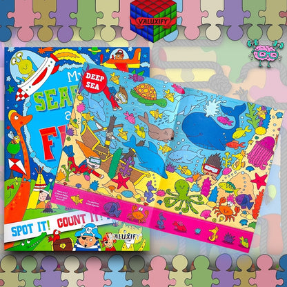 Search & Find  Kids Children Kids Activity Books My  Puzzles Fun 2 Books A4