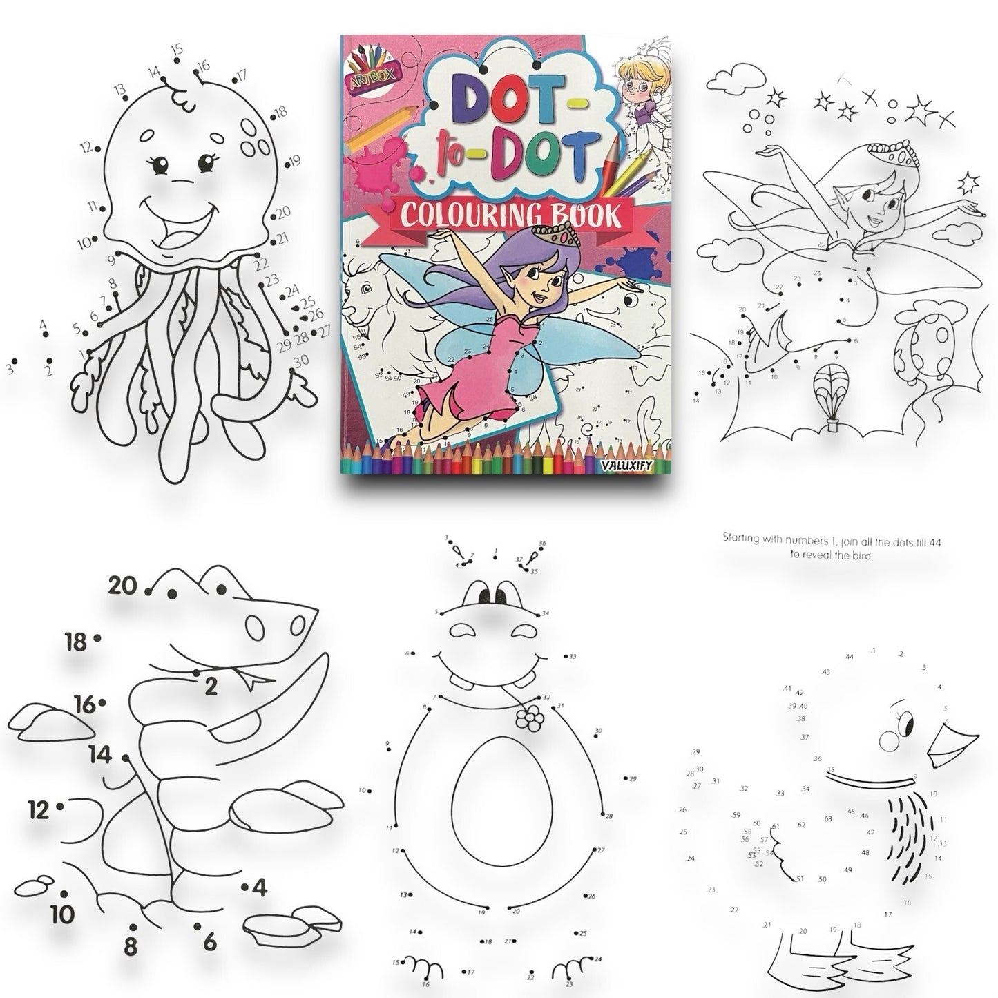 2 | Kids Children | Dot To Dot | Activity Books Puzzle Book Develop Counting