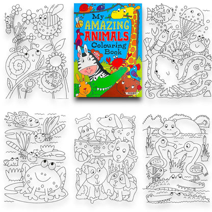 2 | Children's Kids Colouring Books | My Perfect Pets | Animals | White Paper