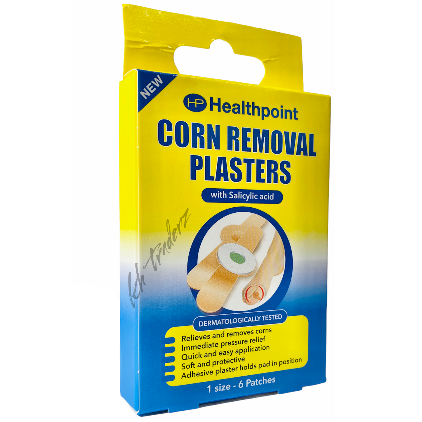 Corn Removal Plasters 6 IN A PACK Protective Foot Plaster with salicylic acid x3