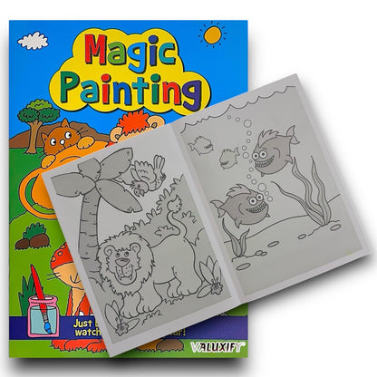 2 | Kids Magic Painting Colouring Books - Just Use Water | A4 Size