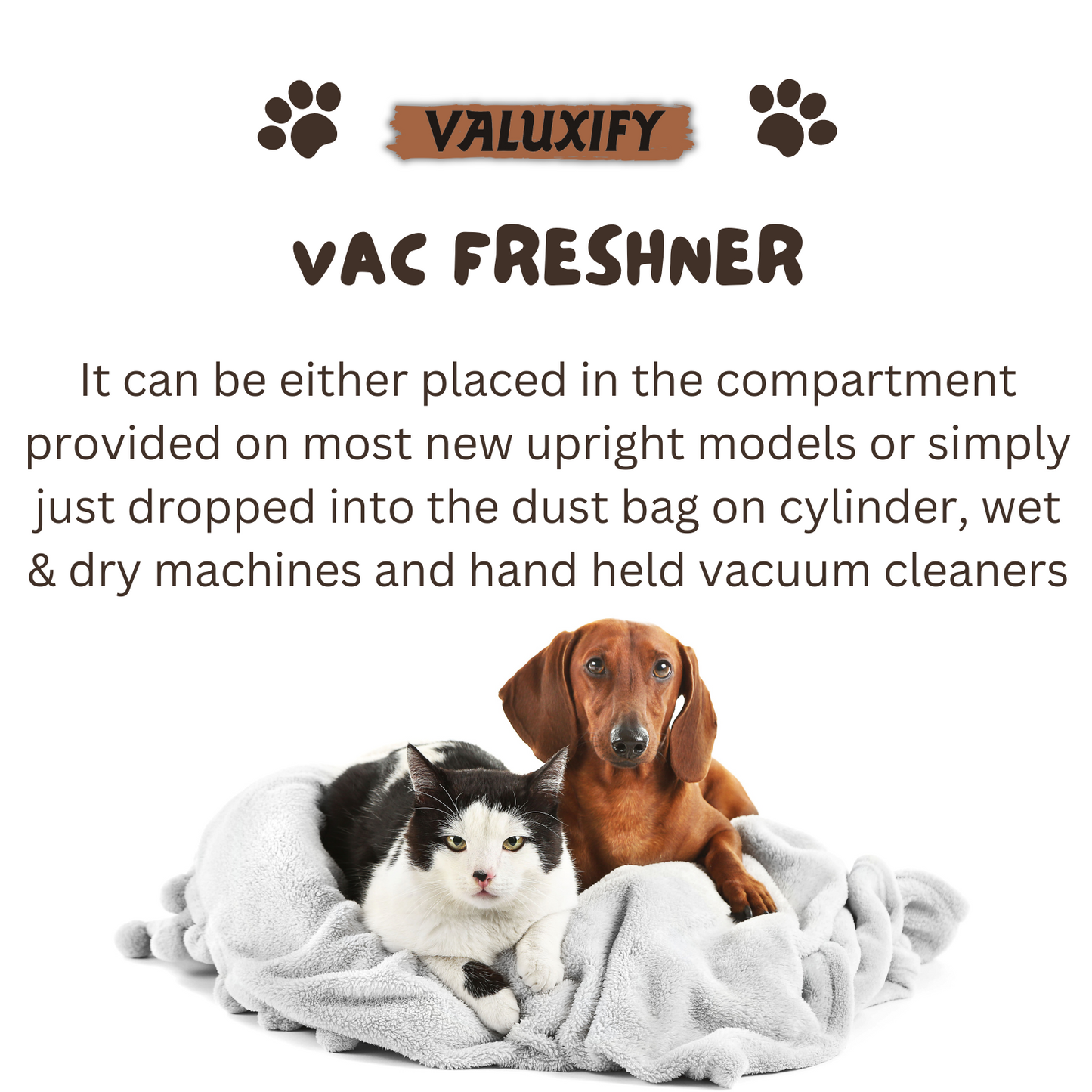 Vacuum Freshener Discs Air Cleaner Summer Meadow Scented Pet Vac 6 Disc