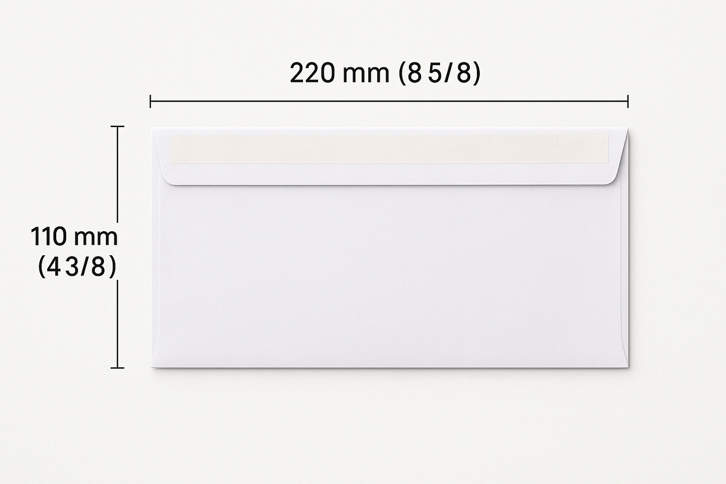 DL C6 Envelopes Peel and Seal White Manila Office Stationery Mailing Supplies