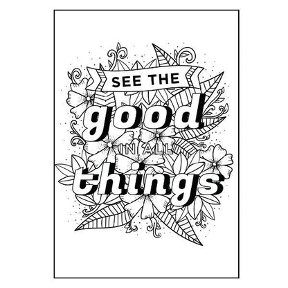 THE TRANQUIL ADULT COLOURING BOOK ANTI STRESS COLOUR THERAPY MIND RELAX A4