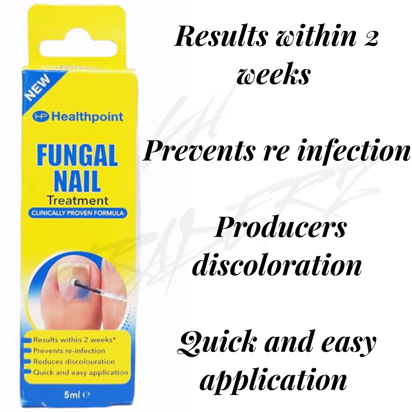 Fungal Nail Treatment 5ml with urea lactic acid Results in 2 Weeks Healthpoint