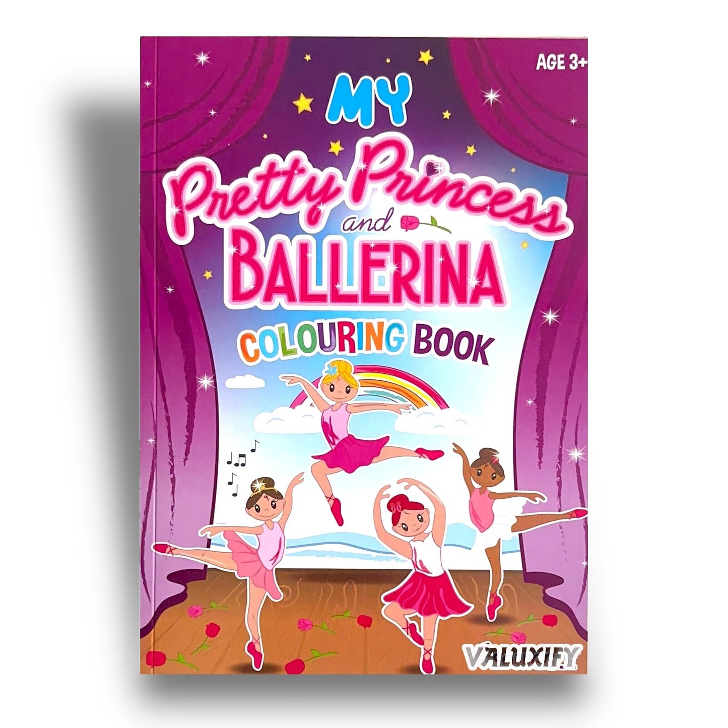 GIRLS KIDS COLOURING BOOK | MY PRETTY PRINCESS & BALLERINA| 40 PAGES | A4