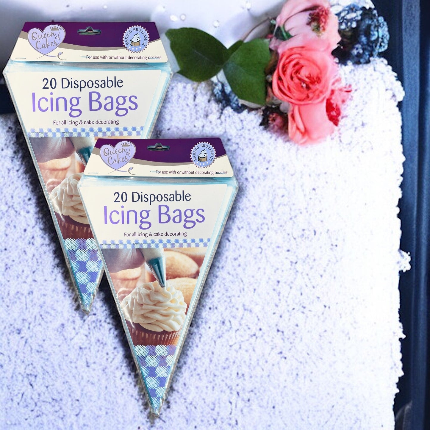 Icing Bags DisposableCake Tools Sugar craft Cupcake Piping Pastry ( 40 Bags )