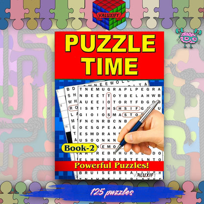 2 | Puzzle Word Search Book - Word search Puzzle Time 225 Powerful Puzzles Adult