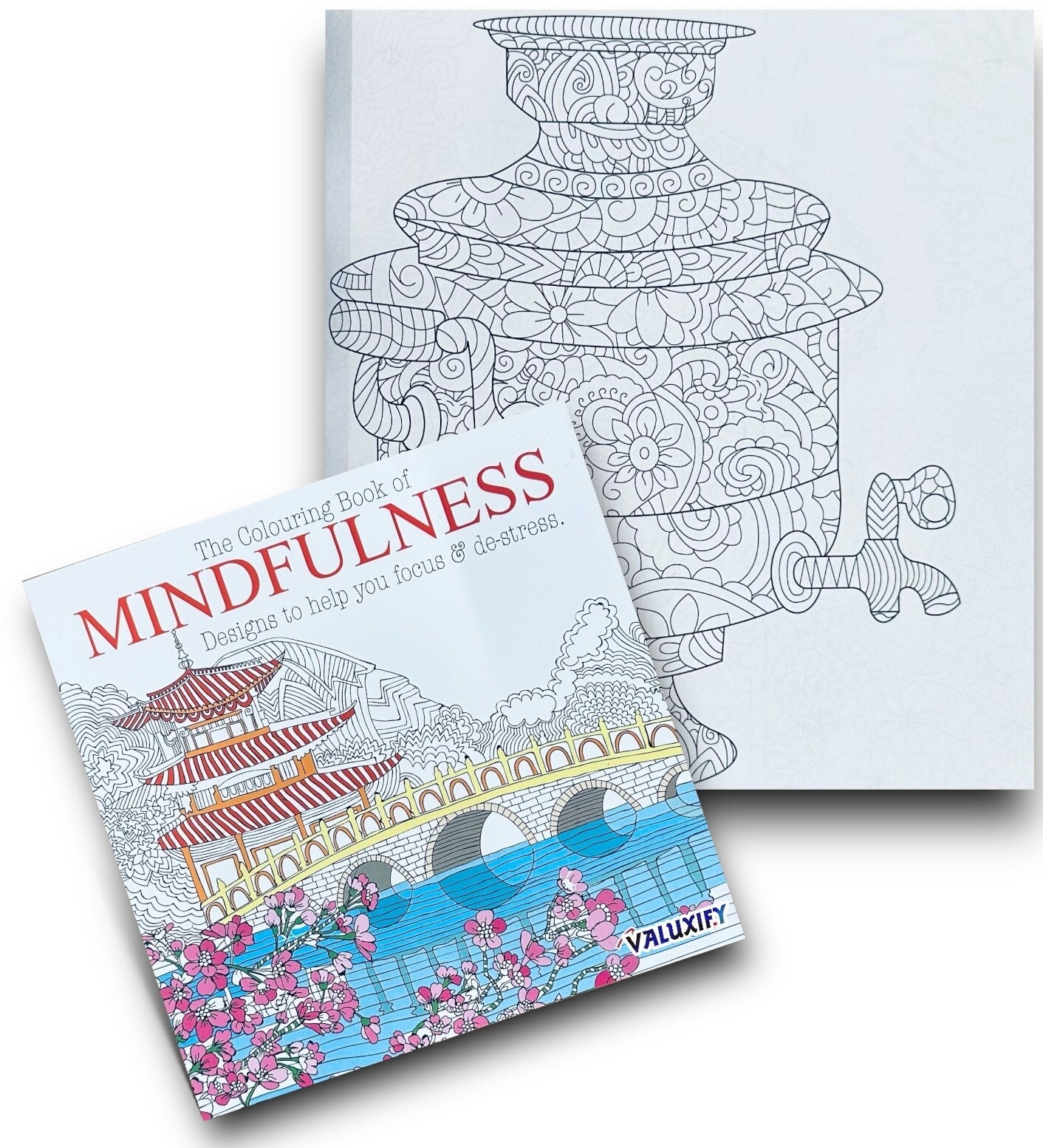 2 | Advanced Adult Colouring Book Anti Stress Relaxing Colour Therapy Mind Relax