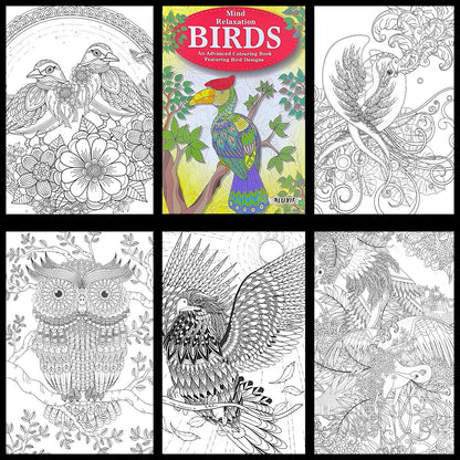 10x ADULT ANTI-STRESS COLOURING BOOK MIND RELAXING BOOKS Colour Therapy Bulk Buy