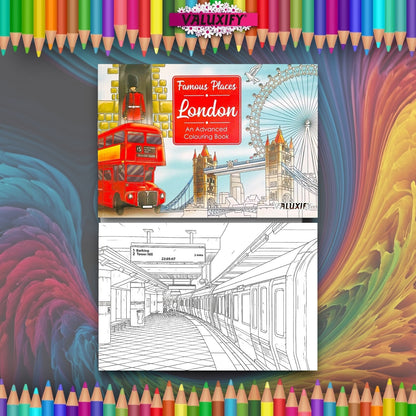 Famous Places London Colouring Book