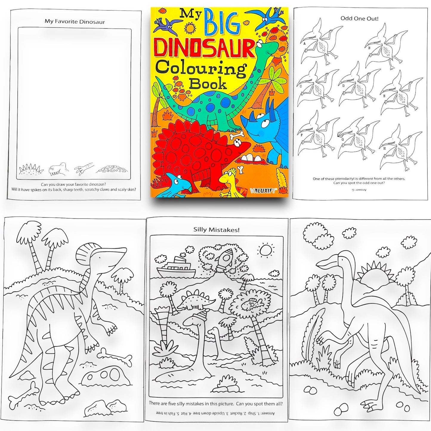 Big Dino, Monster & Aliens | Book Set | 27×20cm